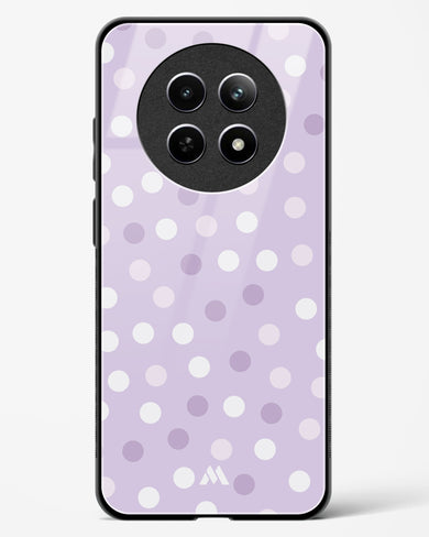 Polka Dots in Violet Glass Case Phone Cover (Realme)