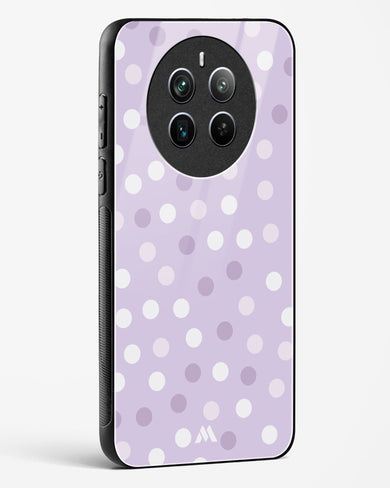 Polka Dots in Violet Glass Case Phone Cover (Realme)