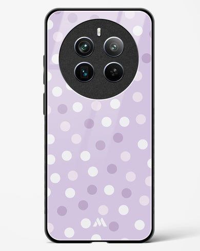 Polka Dots in Violet Glass Case Phone Cover (Realme)