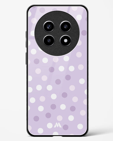 Polka Dots in Violet Glass Case Phone Cover (Realme)