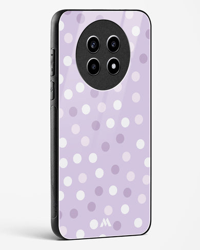 Polka Dots in Violet Glass Case Phone Cover (Realme)