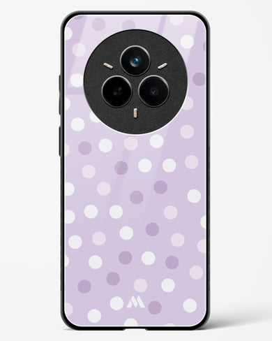Polka Dots in Violet Glass Case Phone Cover (Realme)