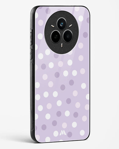 Polka Dots in Violet Glass Case Phone Cover (Realme)