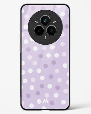 Polka Dots in Violet Glass Case Phone Cover (Realme)