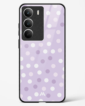 Polka Dots in Violet Glass Case Phone Cover (Realme)