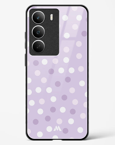 Polka Dots in Violet Glass Case Phone Cover (Realme)