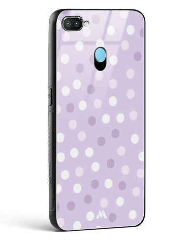 Polka Dots in Violet Glass Case Phone Cover-(Realme)