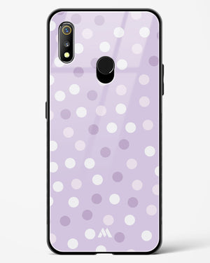 Polka Dots in Violet Glass Case Phone Cover (Realme)