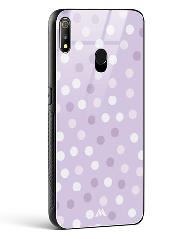 Polka Dots in Violet Glass Case Phone Cover (Realme)