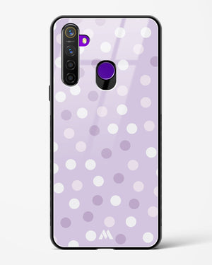 Polka Dots in Violet Glass Case Phone Cover (Realme)
