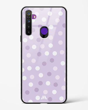 Polka Dots in Violet Glass Case Phone Cover (Realme)