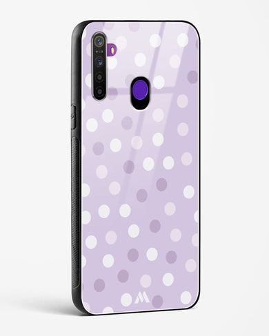 Polka Dots in Violet Glass Case Phone Cover (Realme)