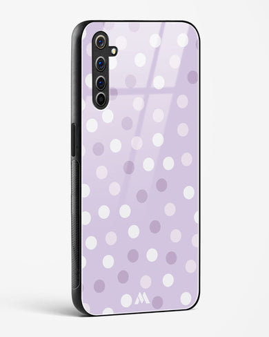 Polka Dots in Violet Glass Case Phone Cover-(Realme)