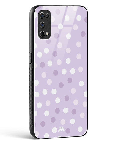 Polka Dots in Violet Glass Case Phone Cover (Realme)