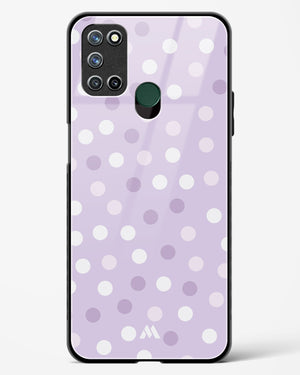 Polka Dots in Violet Glass Case Phone Cover (Realme)