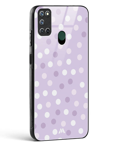 Polka Dots in Violet Glass Case Phone Cover (Realme)