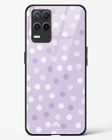 Polka Dots in Violet Glass Case Phone Cover (Realme)