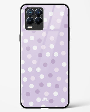 Polka Dots in Violet Glass Case Phone Cover (Realme)