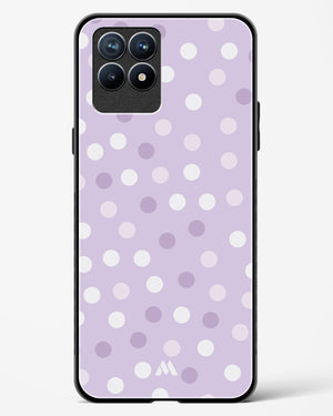 Polka Dots in Violet Glass Case Phone Cover-(Realme)