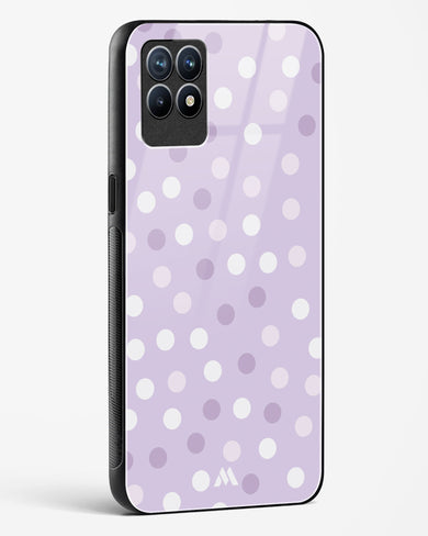 Polka Dots in Violet Glass Case Phone Cover (Realme)