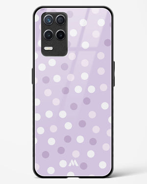 Polka Dots in Violet Glass Case Phone Cover-(Realme)