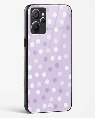 Polka Dots in Violet Glass Case Phone Cover (Realme)