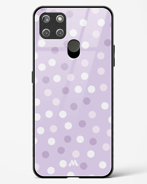 Polka Dots in Violet Glass Case Phone Cover-(Realme)