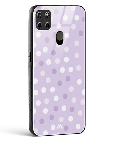 Polka Dots in Violet Glass Case Phone Cover (Realme)