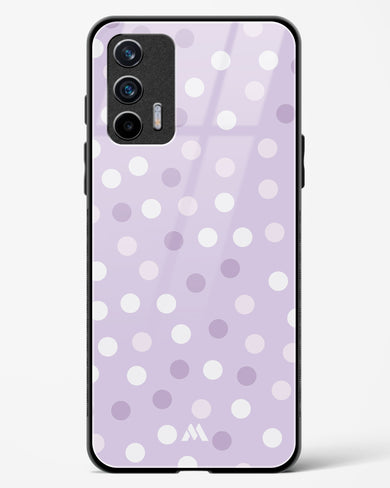 Polka Dots in Violet Glass Case Phone Cover-(Realme)