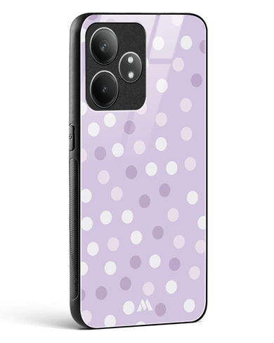 Polka Dots in Violet Glass Case Phone Cover (Realme)