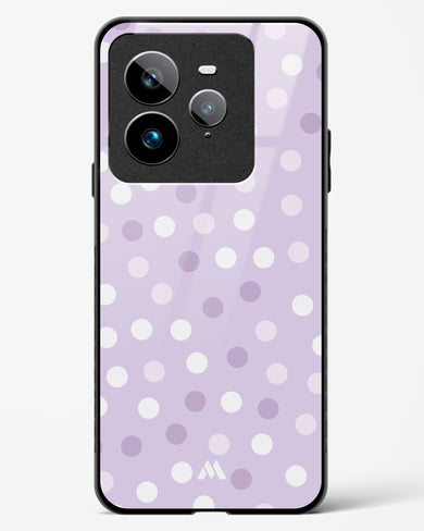 Polka Dots in Violet Glass Case Phone Cover (Realme)