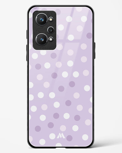 Polka Dots in Violet Glass Case Phone Cover-(Realme)