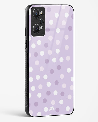 Polka Dots in Violet Glass Case Phone Cover (Realme)