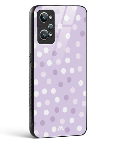 Polka Dots in Violet Glass Case Phone Cover (Realme)