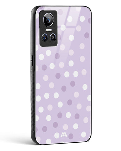 Polka Dots in Violet Glass Case Phone Cover (Realme)