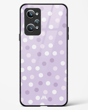 Polka Dots in Violet Glass Case Phone Cover (Realme)