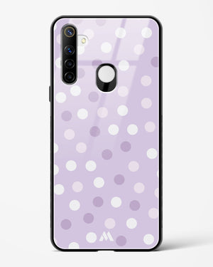 Polka Dots in Violet Glass Case Phone Cover (Realme)