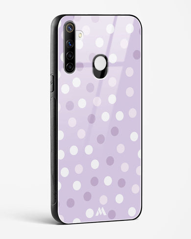Polka Dots in Violet Glass Case Phone Cover (Realme)