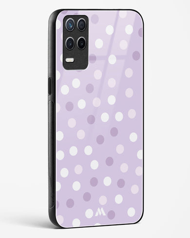 Polka Dots in Violet Glass Case Phone Cover (Realme)