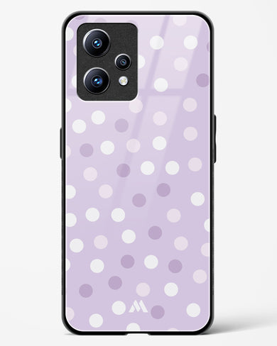 Polka Dots in Violet Glass Case Phone Cover (Realme)