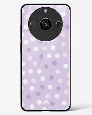 Polka Dots in Violet Glass Case Phone Cover (Realme)