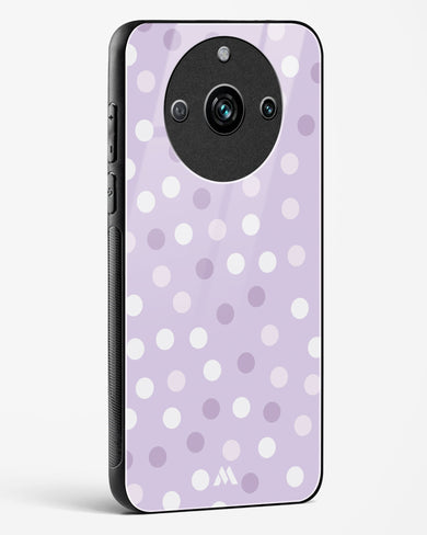 Polka Dots in Violet Glass Case Phone Cover (Realme)