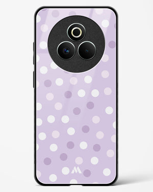Polka Dots in Violet Glass Case Phone Cover (Realme)
