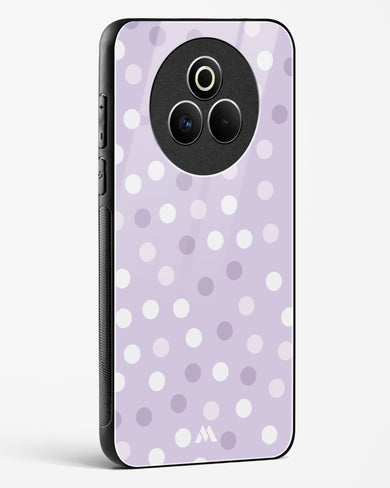 Polka Dots in Violet Glass Case Phone Cover (Realme)