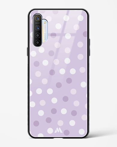 Polka Dots in Violet Glass Case Phone Cover (Realme)