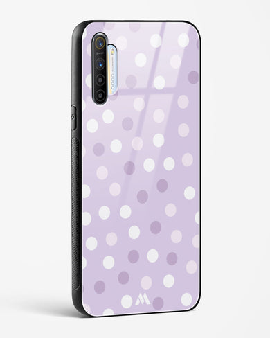 Polka Dots in Violet Glass Case Phone Cover-(Realme)