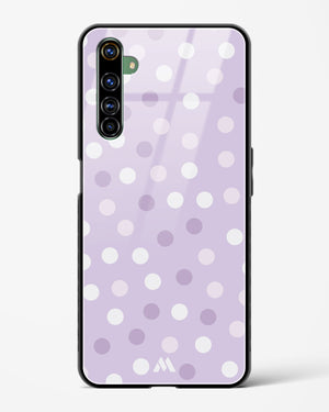 Polka Dots in Violet Glass Case Phone Cover-(Realme)