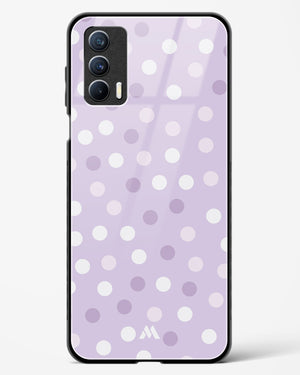 Polka Dots in Violet Glass Case Phone Cover (Realme)
