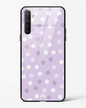 Polka Dots in Violet Glass Case Phone Cover-(Realme)