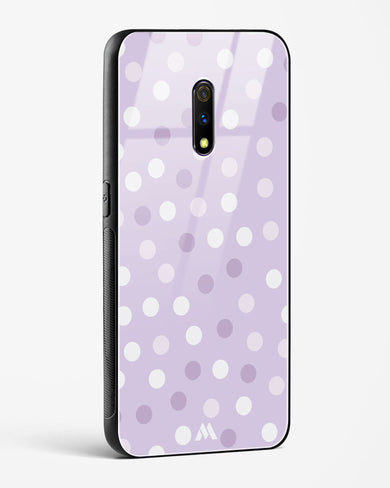 Polka Dots in Violet Glass Case Phone Cover-(Realme)